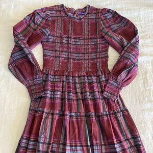 Tuckernuck Multicolor Plaid Maxi Dress